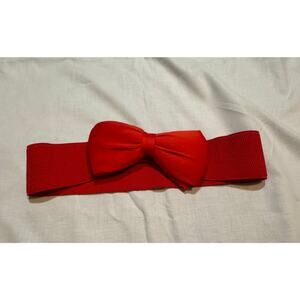 Red Bow Tie Belt, 24-32 Inch Waist